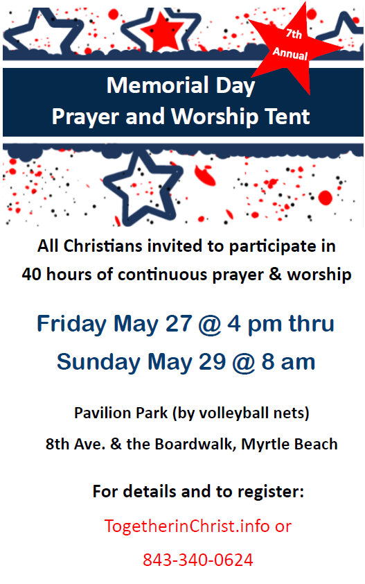Memorial Day Prayer Tent 2022